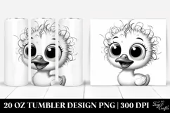 Crazy Baby Swan Tumbler Product Image 1
