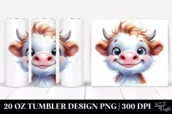 Funny Highland Cow Tumbler Product Image 1