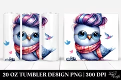 Cute Dove Playing Funny | 20 oz Tumbler Product Image 1