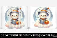 Retro Baby Seal Standing 20 Oz Tumbler Product Image 1