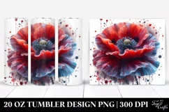 Glossy Poppy | 20 Oz Tumbler Product Image 1