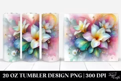 Vibrant Gardenia Tumbler Product Image 1