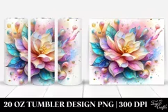 Vibrant Gardenia Tumbler Product Image 1