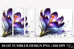 Shiny Crocus Design | 20 Oz Tumbler Product Image 1