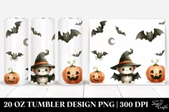 Simple Funny Halloween BAT | 20 oz Tumbler Product Image 1
