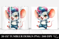 Cute Baby Mouse Dancing | 20 Oz Tumbler Product Image 1