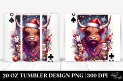 Christmas PNG 20 Oz Tumbler Design Product Image 1