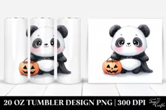 Cute Baby Panda 20 Oz Tumbler Product Image 1