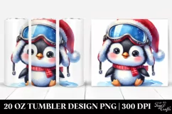 Cute Baby Penguin 20 Oz Tumbler Product Image 1
