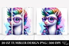 Contempt Baby Unicorn, 20 Oz Tumbler Product Image 1