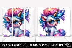 Contempt Baby Unicorn, 20 Oz Tumbler Product Image 1