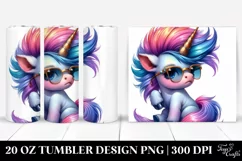 Contempt Baby Unicorn, 20 Oz Tumbler Product Image 1