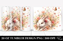 Rabbit Spring Petals Tumbler | 20 Oz Tumbler Product Image 1
