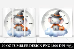 Baby Elephant on Cloud, Halloween 20 Oz Tumbler Product Image 1