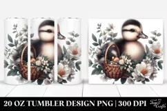 Detailed Gothic Baby Duck | 20 Oz Tumbler Product Image 1