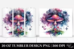 Magical Celestial Mushroom 20 Oz Tumbler Design Product Image 1