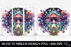 Magical Celestial Mushroom 20 Oz Tumbler Design Product Image 1