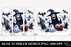 Simple Funny Halloween Clipart, Nightmare 20 Oz Tumbler Product Image 1