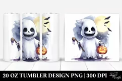 Simple Funny Halloween Clipart, Nightmare 20 Oz Tumbler Product Image 1