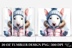 Expressive Baby Bull Terrier | 20 Oz Tumbler Product Image 1