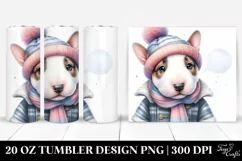 Expressive Baby Bull Terrier | 20 Oz Tumbler Product Image 1