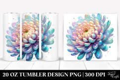Detailed Shiny Chrysanthemum | 20 oz Tumbler Product Image 1