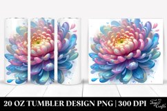 Shiny Chrysanthemum Tumbler Product Image 1