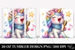 Singing Baby Unicorn Fairy Tale 20 oz Tumbler Product Image 1