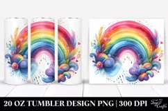 Colorful Rainbow | 20 oz Tumbler Product Image 1