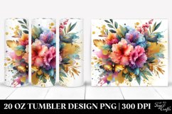 Colorful Abstract Bouquet | 20 Oz Tumbler Product Image 1