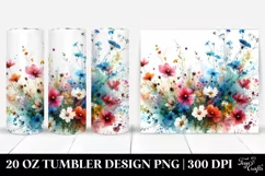 Colorful Wild Flowers | 20 oz Tumbler Product Image 1