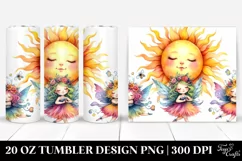 Colorful Fairy Sun | 20 Oz Tumbler Product Image 1