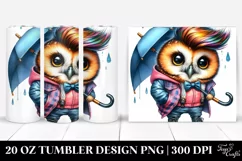 Cute Baby Owl Posing | 20 Oz Tumbler Product Image 1