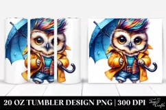 Cute Baby Owl Posing | 20 Oz Tumbler Product Image 1