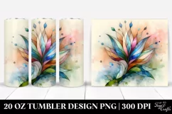 Vibrant Snowdrop Tumbler | 20 oz Tumbler Product Image 1