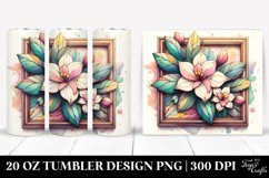 Gardenia Stained Tumbler | 20 oz Tumbler Product Image 1