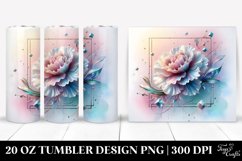 Shiny Carnation Tumbler | 20 oz Tumbler Product Image 1