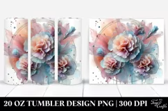 Carnation Frame Tumbler | 20 oz Tumbler Product Image 1