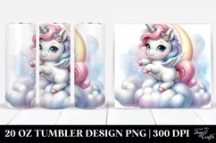 Baby Unicorn Dancer Cloud | 20 Oz Tumbler Product Image 1