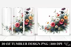 Wild Flowers, Bold and Beautiful | 20 Oz Tumbler Product Image 1