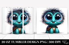 Crazy Baby Turtle Cartoon | 20 Oz Tumbler Product Image 1