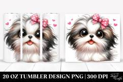 Happy Shih Tzu, 20 Oz Tumbler Product Image 1