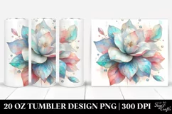 simplistic Shiny Gardenia Crocus Tumbler|20 oz Tumbler Product Image 1