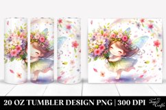 Colorful Fairy Tumbling Spring Petals | 20 Oz Tumbler Product Image 1
