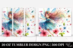Colorful Fairy Spring Petals | 20 Oz Tumbler Product Image 1