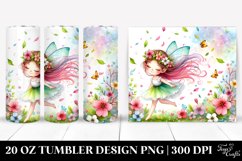 Colorful Fairy Tumbling Spring Petals | 20 Oz Tumbler Product Image 1