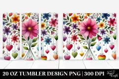 Spring 20 Oz Tumbler Png Product Image 1