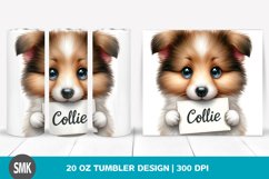 Watercolor Cute Baby Collie | 20 oz Tumbler Product Image 1
