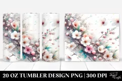 Spring Petals Tumbler | 20 Oz Tumbler Product Image 1
