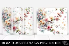 Spring Petals Tumbler | 20 Oz Tumbler Product Image 1